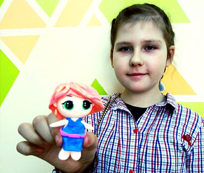 Лепка из воздушного пластилина с Еленой Алексеевой в детском развивающем клубе Шелковые детки