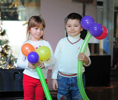 Фигуры их воздушных шариков в Шелковые детки