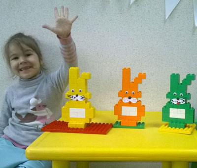 Lego-конструирование в детском клубе 