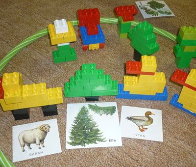 Lego-конструирование в Шелковые детки